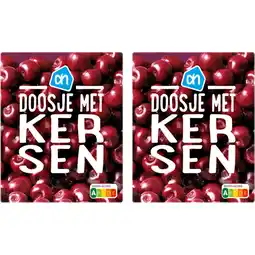 Albert Heijn AH Doosje met kersen 2-pack aanbieding
