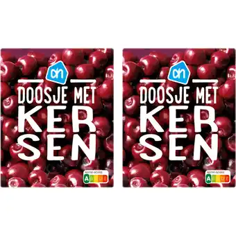 Albert Heijn AH Doosje met kersen 2-pack aanbieding