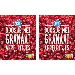Albert Heijn AH Doosje met granaatappelpitjes 2-pack aanbieding