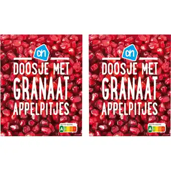 Albert Heijn AH Doosje met granaatappelpitjes 2-pack aanbieding