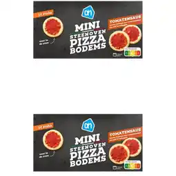 Albert Heijn AH Steenoven pizzabodems mini 2-pack aanbieding