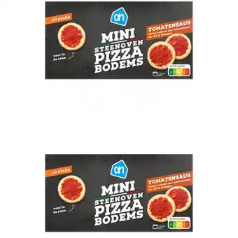 Albert Heijn AH Steenoven pizzabodems mini 2-pack aanbieding