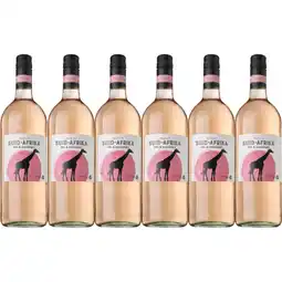 Albert Heijn AH Vol & halfzoete Zuid-Afrika rosé 6-pack aanbieding
