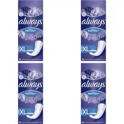 Albert Heijn Always Dailies Protect Extra Long 4-pack aanbieding