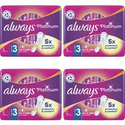 Albert Heijn Always Platinum Night 4-pack aanbieding