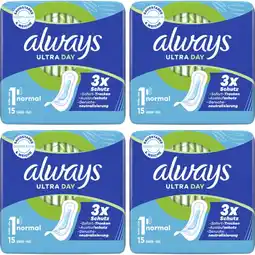 Albert Heijn Always Maandverband Ultra Normal 4-pack aanbieding