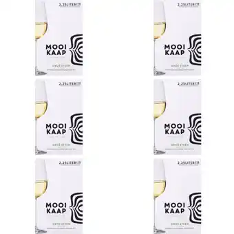 Albert Heijn Mooi Kaap Droë steen wijntap 6-pack aanbieding