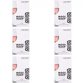 Albert Heijn Mooi Kaap rosé wijntap 6-pack aanbieding