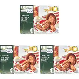 Albert Heijn Wahid Halal chicken tenders piri piri 3-pack aanbieding