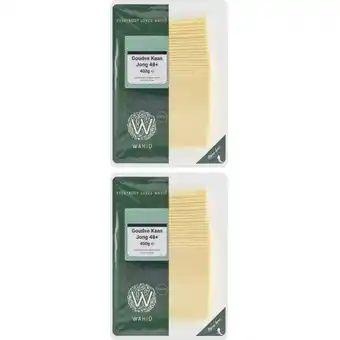 Albert Heijn Wahid Goudse kaas jong 2-pack aanbieding