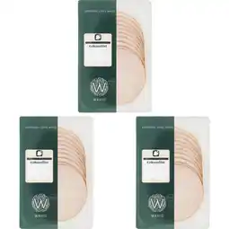 Albert Heijn Wahid Kalkoenfilet plakjes naturel 3-pack aanbieding