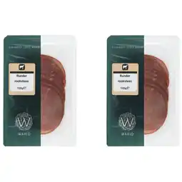 Albert Heijn Wahid Runderrookvlees 2-pack aanbieding