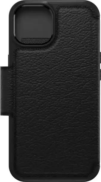 Coolblue Otterbox Strada Apple iPhone 14 Book Case Leer Zwart aanbieding