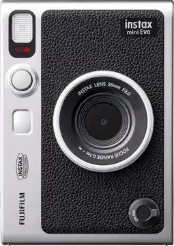 Coolblue Fujifilm Instax Mini EVO Zwart aanbieding
