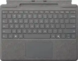 Coolblue Microsoft Surface Pro 13 Inch Type Cover met penopslag Platina Qwerty aanbieding