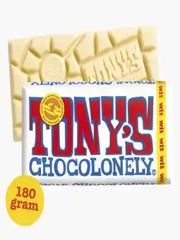 Flink Tony's Chocolonely reep wit 180g aanbieding
