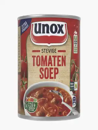 Flink Unox Soep in Blik Tomaat 800ml aanbieding