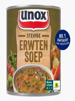 Flink Unox Stevige Soep Erwt 300ml aanbieding