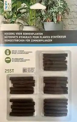 Intratuin Intratuin binneplanten voedingsstaafjes Bio 25 st aanbieding