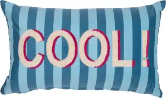 Intratuin Intratuin sierkussen Velvet blauw 30 x 50 cm aanbieding