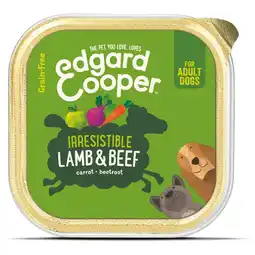 Pets Place Edgard&Cooper Kuipje Lamb Beef Adult - Hondenvoer - Lam Rund Wortel 150 g Graanvrij aanbieding