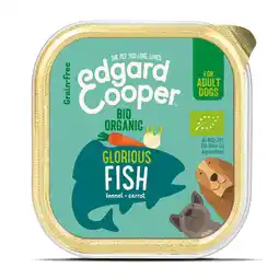 Pets Place Edgard&Cooper Kuipje Bio Fish Adult - Hondenvoer - Vis Venkel Wortel 100 g Biologisch aanbieding