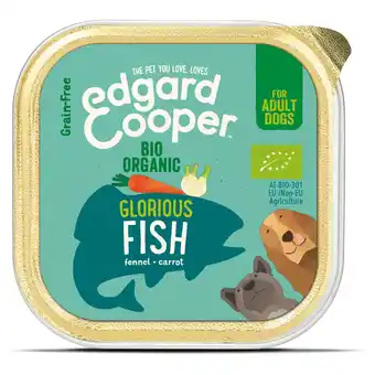 Pets Place Edgard&Cooper Kuipje Bio Fish Adult - Hondenvoer - Vis Venkel Wortel 100 g Biologisch aanbieding