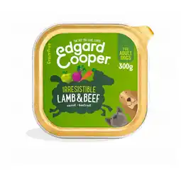 Pets Place Edgard&Cooper Kuipje Lamb Beef Adult - Hondenvoer - Lam Rund Wortel 300 g Graanvrij aanbieding