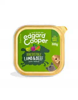Pets Place Edgard&Cooper Kuipje Lamb Beef Adult - Hondenvoer - Lam Rund Wortel 300 g Graanvrij aanbieding