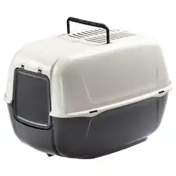 Pets Place Ferplast Kattentoilet Prima - Kattenbak - 52.5x39.5x38 cm Zwart aanbieding