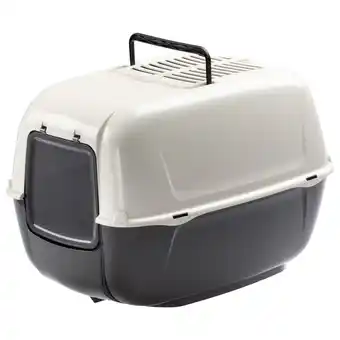 Pets Place Ferplast Kattentoilet Prima - Kattenbak - 52.5x39.5x38 cm Zwart aanbieding