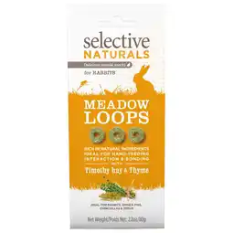 Pets Place Supreme Selective Naturals Meadow Loops - Knaagdiersnack - 80 g aanbieding