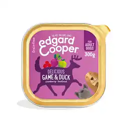 Pets Place Edgard&Cooper Kuipje Game Duck Adult - Hondenvoer - Wild Eend Cranberry 300 g Graanvrij aanbieding