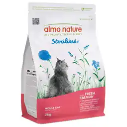 Pets Place Almo Nature Cat Holistic Sterilised - Kattenvoer - Zalm Rijst 2 kg Sterilised aanbieding