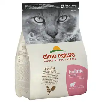 Pets Place Almo Nature Cat Holistic Kitten - Kattenvoer - Kip Rijst 2 kg Holistic aanbieding