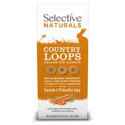 Pets Place Supreme Selective Naturals Country Loops - Knaagdiersnack - 80 g aanbieding