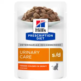 Pets Place Hill's Prescription Diet S/D Urinary Care Pouch - Kattenvoer - 12x85 g aanbieding