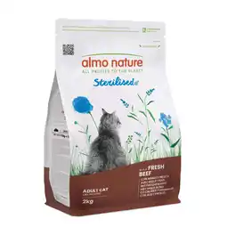 Pets Place Almo Nature Cat Holistic Sterilised - Kattenvoer - Rund Rijst 2 kg Sterilised aanbieding
