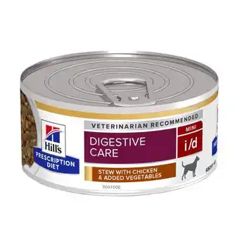 Pets Place Hill's Prescription Diet I/D Digestive Care Stoofpotje Blik - Hondenvoer - Kip Groente 156 g aanbieding