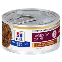 Pets Place Hill's Prescription Diet I/D Digestive Care Stoofpotje Blik - Kattenvoer - Kip Groente 82 g aanbieding