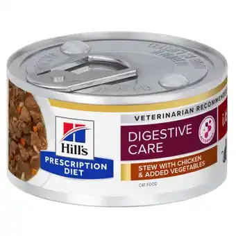 Pets Place Hill's Prescription Diet I/D Digestive Care Stoofpotje Blik - Kattenvoer - Kip Groente 82 g aanbieding