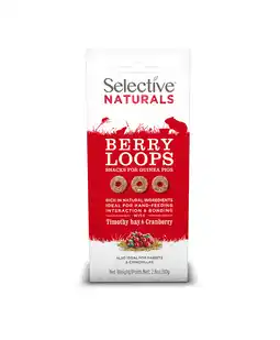 Pets Place Supreme Selective Naturals Berry Loops - Knaagdiersnack - 80 g aanbieding