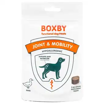 Pets Place Boxby Functional Treats Joint & Mobility - Hondensnacks - Eend 100 g aanbieding