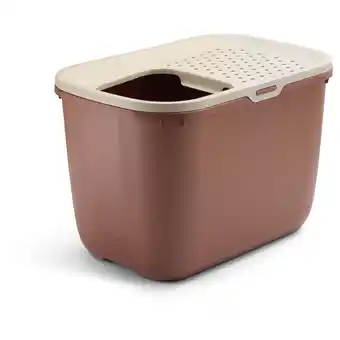 Pets Place Savic Hop In Tuscany - Kattenbak - 58.5x39x39.6 cm Roze aanbieding
