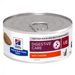 Pets Place Hill's Prescription Diet I/D Digestive Care Blik - Kattenvoer - Kip 156 g aanbieding