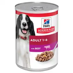 Pets Place Hill's Canine Blik Adult - Hondenvoer - Rund 370 g aanbieding