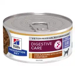 Pets Place Hill's Prescription Diet I/D Digestive Care Low Fat Stoofpotje Blik - Hondenvoer - Kip Groente 156 g aanbieding