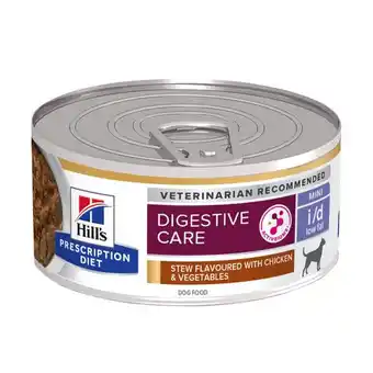 Pets Place Hill's Prescription Diet I/D Digestive Care Low Fat Stoofpotje Blik - Hondenvoer - Kip Groente 156 g aanbieding