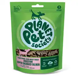 Pets Place Planet Pet Society Dog Functional Super Salvaged Digestion - Hondensnacks - Zalm 150 g aanbieding