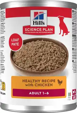 Pets Place Hill's Canine Blik Adult - Hondenvoer - Kip 370 g aanbieding